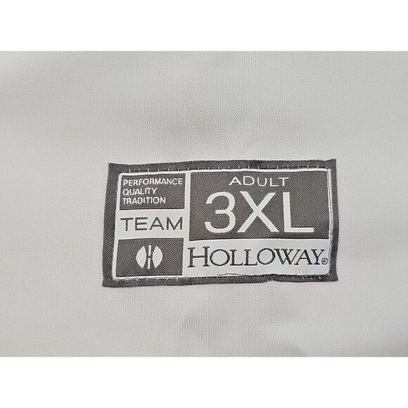 3XL Holloway White/Navy Baseball jersey With Left Baseball Skull Chest Logo - Picture 3 of 8